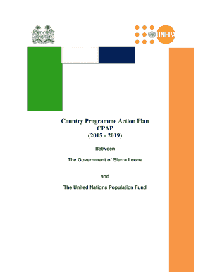 Cms school calendar - Country Programme Action Plan CPAP 2015 - 2019 - sierraleone unfpa