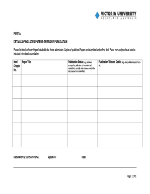 Thesis Publication Details Form
