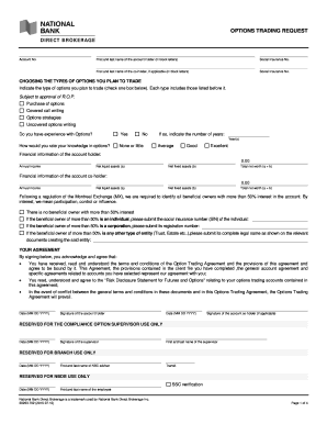 Options Trading Agreement