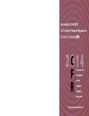 2014 CFR Titles 17-27 Order Form