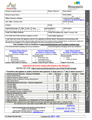 Smart City Internet Service Contract