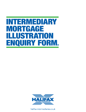 Halifax Intermediary Mortgage Enquiry Form