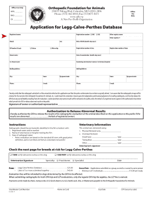 Application for Legg-Calve-Perthes Database