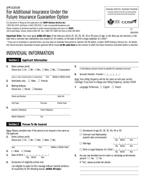 Canadian Dentists' Insurance Program Application