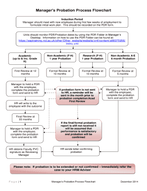 probation process flow chart