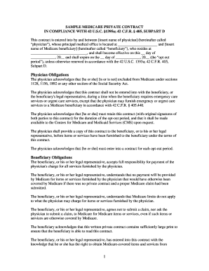 Medicare Private Contract