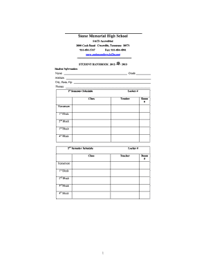 Student Handbook 2012-2013