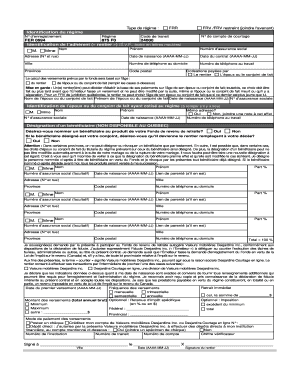 Contrat d’adhésion Fonds de revenu de retraite autogéré Valeurs mobilières Desjardins inc.