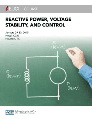 Printable offer and acceptance form - REACTIVE POWER VOLTAGE STABILITY AND CONTROL