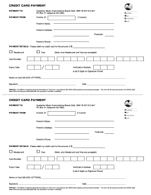 Credit Card Payment Form