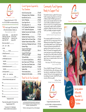 Community Fund Donation Form