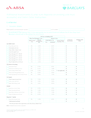 Absa Fund Managers Investment Form