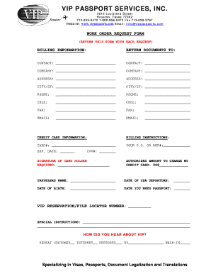 Indonesia Business Visa Application Form