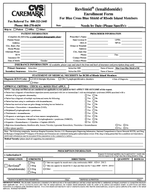 Fillable Online Enrollment Form For Blue Cross Fax Email Print - pdfFiller