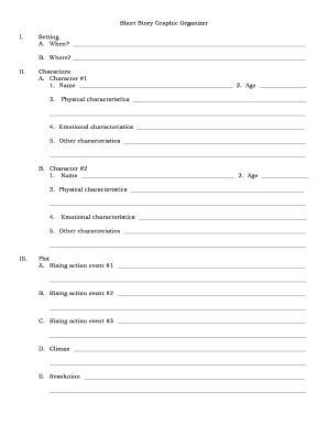 Short Story Graphic Organizer