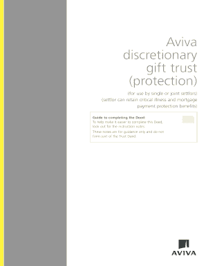 Discretionary Gift Trust (Protection) Deed
