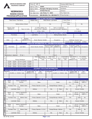 American Modern Home Insurance Application