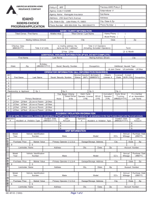 American Modern Home Insurance Application
