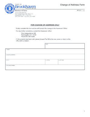 Change of Address Form