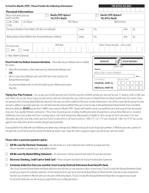 BlueRx Medicare Prescription Drug Plan Enrollment Form