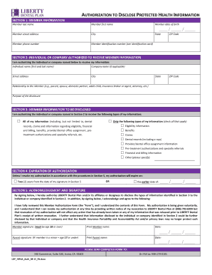 HIPAA Authorization to Disclose Protected Health Information