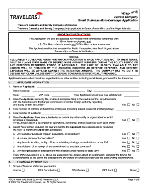 Small Business Multi-Coverage Application