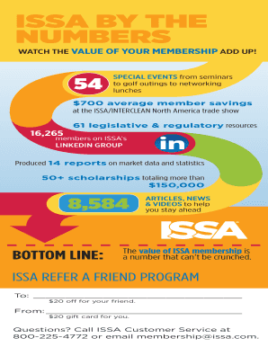 ISSA Refer a Friend Program