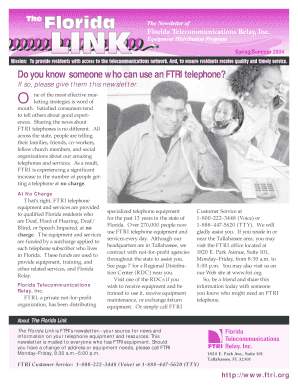 Florida Telecommunications Relay Application