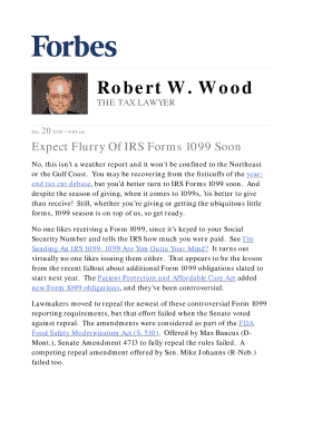 IRS Form 1099 Guide
