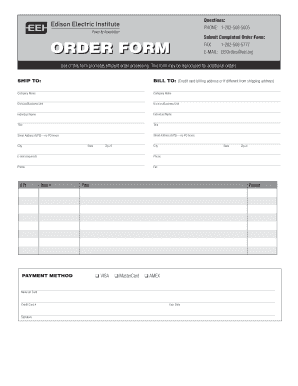 Order Form