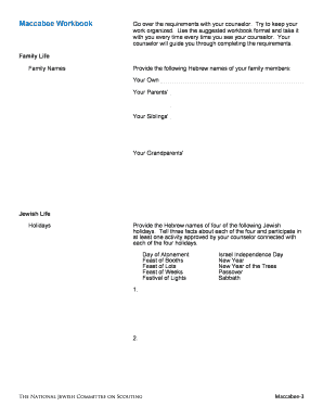 The National Committee on Scouting Maccabee