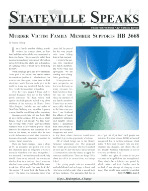 Voices from the inside 2014 special edition - illinoisprisontalk