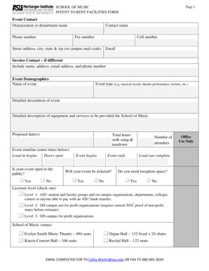 D s contract template - Event Contact - ASU School of Music - music asu