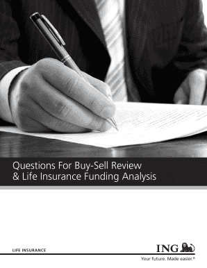 Buy-Sell Agreement Review and Life Insurance Funding Analysis