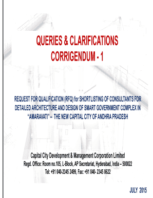QUERIES CLARIFICATIONS CORRIGENDUM - 1