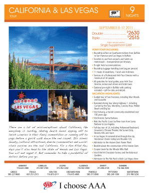 California &amp; Las Vegas