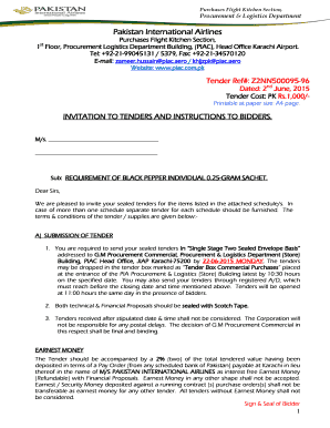 Tender Ref# Z2NN50009596