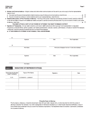 Hawaii Power of Attorney Form N-848