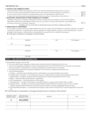Alabama Power of Attorney Form 2848A