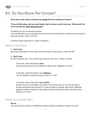 Christian Salvation Prayer Form