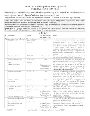 Long-Term Care Insurance Application