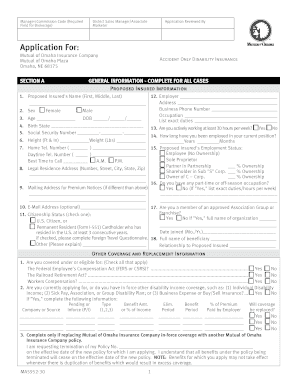 New York Disability Income Insurance Application