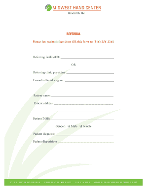 Patient Referral Form