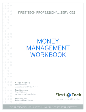 First Tech Money Management Workbook