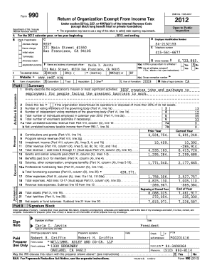 Form 990 2012