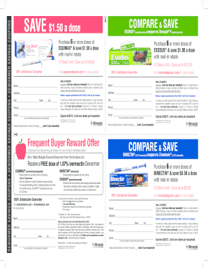 Dewormer Mail-in Rebate Form