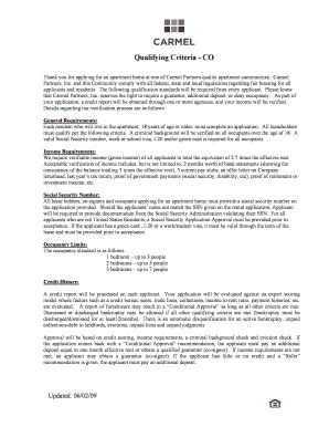 Apartment Rental Application Form