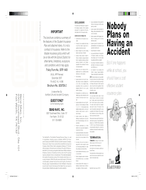 Student Accident Insurance Enrollment Form