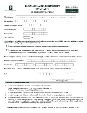 Hungarian Health Savings Account Reimbursement Declaration