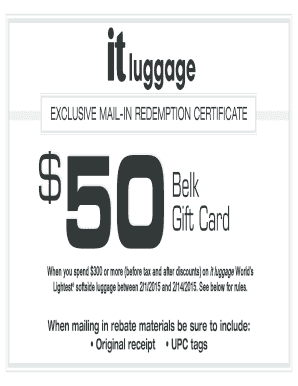 Belk February Home Mail-In Rebate Certificate